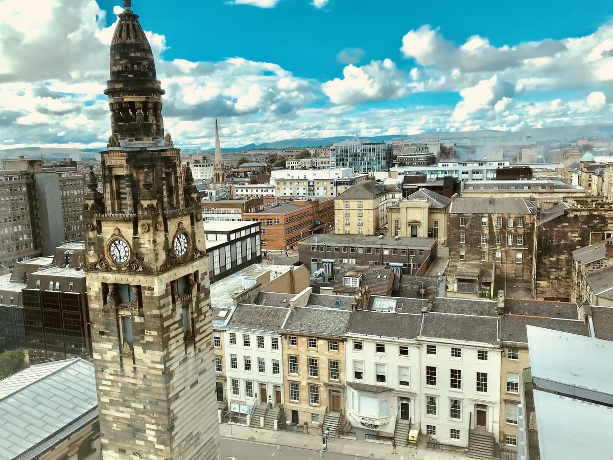 Glasgow Central Station Skyline Apartment With Parking מראה חיצוני תמונה